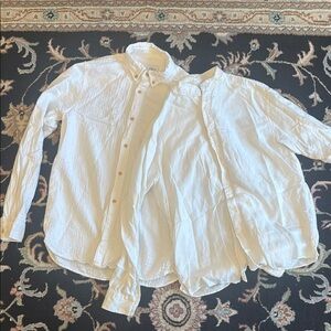 White Button-Up Shirts